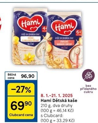 Kaše dětská Hami