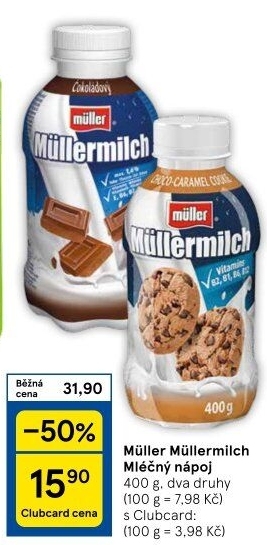 Nápoj mléčný Müllermilch Müller