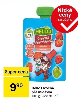 Ovocná kapsička Hello
