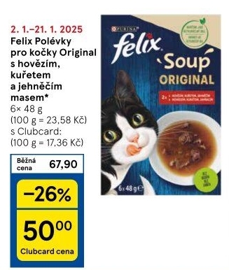 Polévka pro kočky Felix Purina