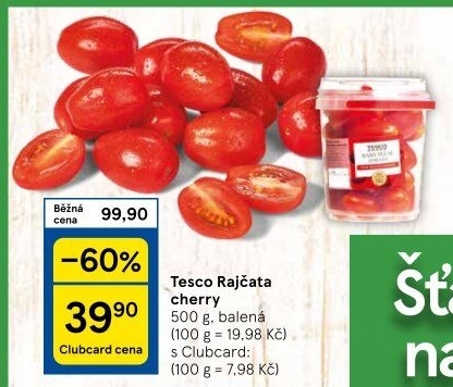 Rajčata cherry Tesco
