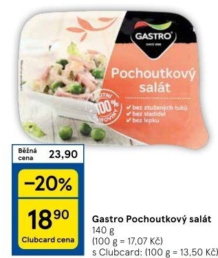 Salát pochoutkový Gastro