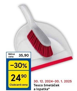 Smetáček a lopatka Tesco