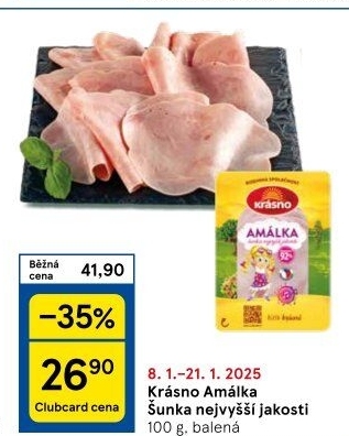 Šunka Amálka nejvyšší jakosti Krásno