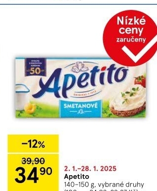 Sýr tavený Apetito