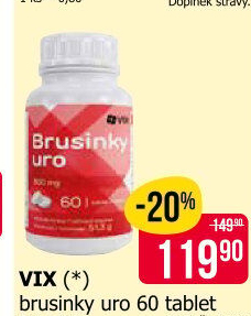Doplněk stravy Brusinky VIX