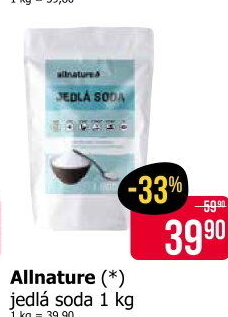Jedlá soda Allnature