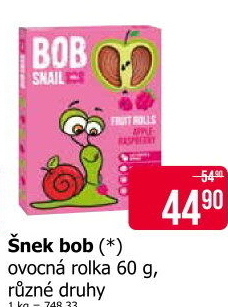 Ovocné pásky Šnek BOB LLC Eco Snack