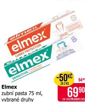 Pasty na zuby Elmex