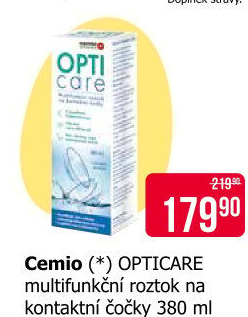 Roztok na čočky OptiCare Cemio