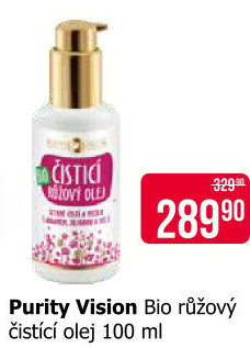 Růžový olej bio Purity Vision