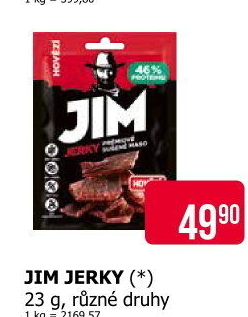 Sušené maso Jim Jerky