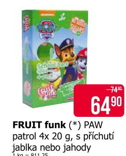 Tyčinka ovocná Fruit Funk