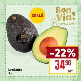 Avokádo Billa Bonvia Premium