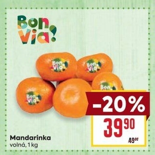 Mandarinky Billa Bonvia