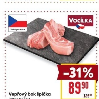 Vepřový bok špička Vocílka