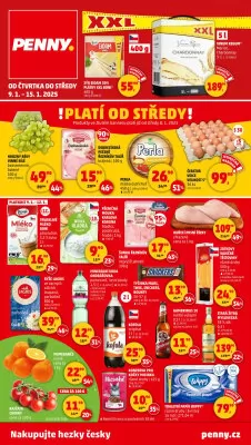 akční leták Penny Market 9.1.2025-15.1.2025