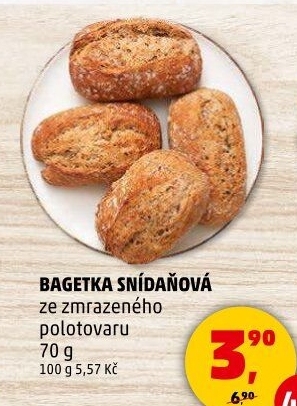 Bageta snídaňová