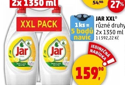 Prostředek na nádobí Jar
