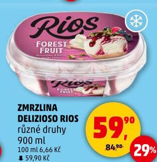 Zmrzlina ve vaničce Delizioso Rios