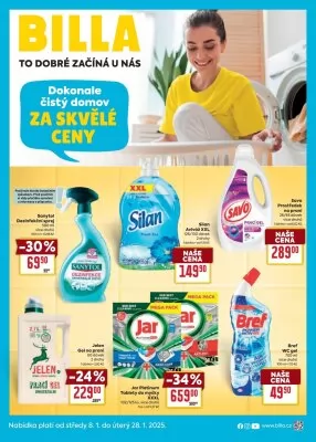 akční leták BILLA 8.1.2025-28.1.2025