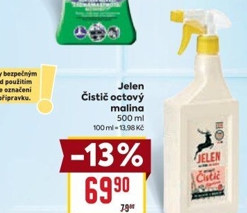 Čistič octový Jelen