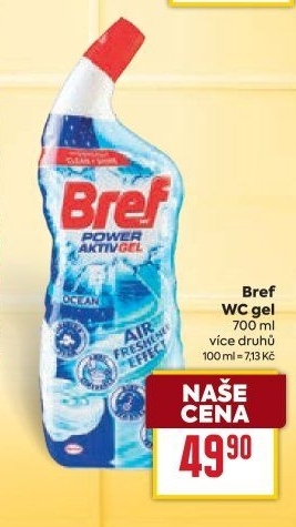 Čistič WC gelový Bref