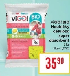 Houbička z celulózy bio Vigo