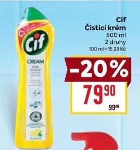 Krémový čistič Cif Cream