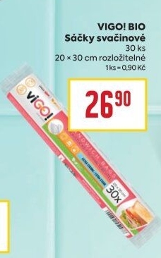 Sáčky svačinové bio Vigo