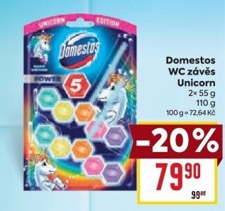 WC blok tuhý Power 5 Domestos