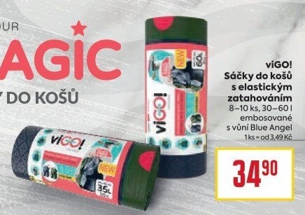 Zatahovací pytle na odpadky 30 l Vigo