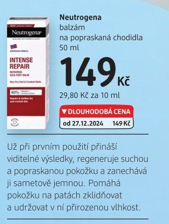 Balzám na popraskaná chodidla Neutrogena