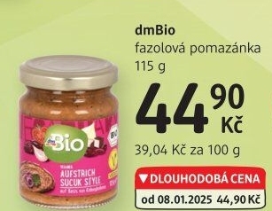 Fazolová pomazánka dm Bio