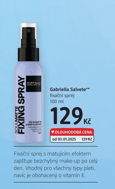 Fixační sprej Gabriella Salvete