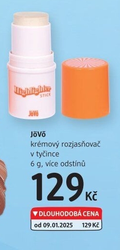 Krémový rozjasňovač v tyčince Jövo
