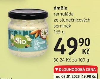 Remuláda ze slunečnicových semínek dm Bio