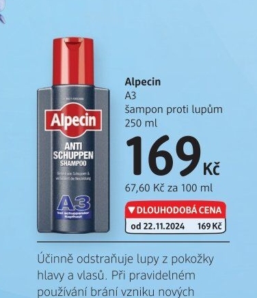 Šampon proti lupům Alpecin