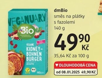 Směs na plátky s fazolemi dm Bio