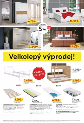 akční leták Kika nábytek 6.1.2025-31.1.2025