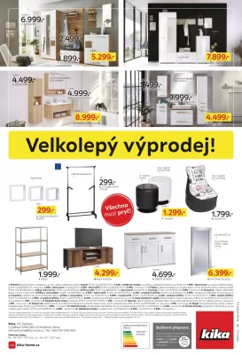 akční leták Kika nábytek 6.1.2025-31.1.2025