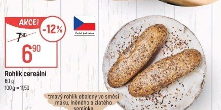 Cereální rohlík