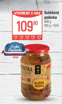 Gulášová polévka Globus