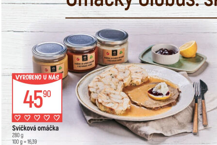 Svíčková omáčka Globus