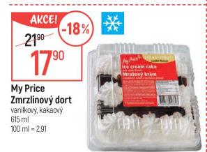 Mražený krém My Price