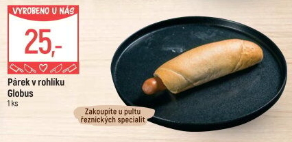 Párek v rohlíku Globus