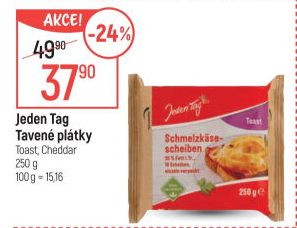 Sýr tavený plátky Jeden Tag