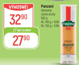 Těstoviny Panzani