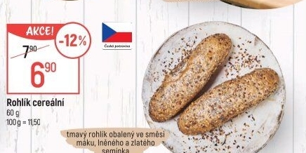 Cereální rohlík