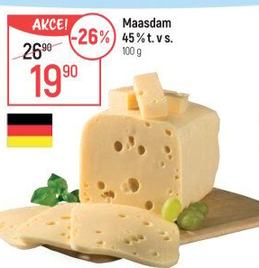 Sýr Maasdamer 45%